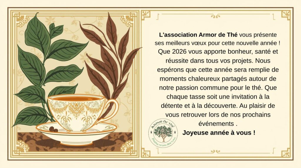 Bonne année de la part d'Armor de Thé
